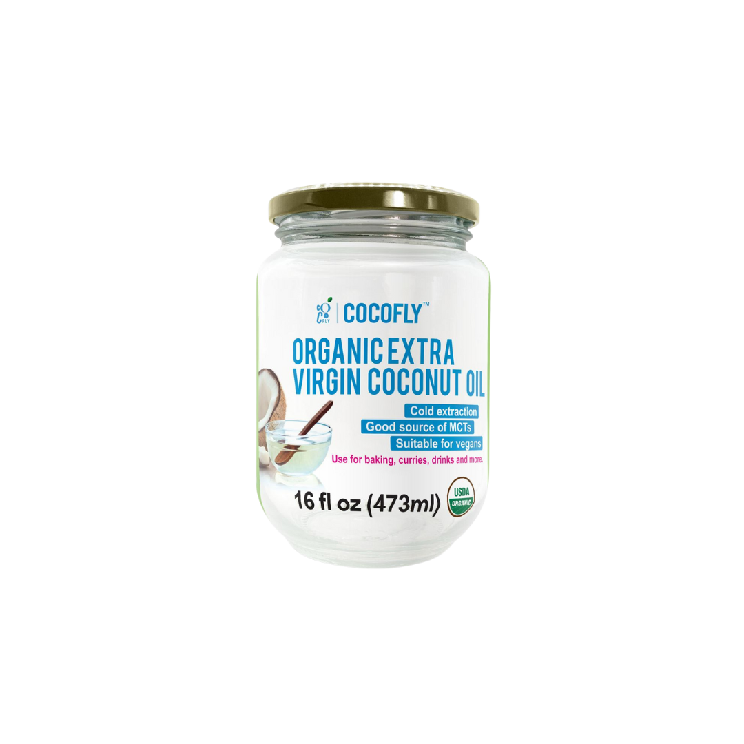 Cocofly Organic Extra Virgin Coconut Oil – Cold Pressed