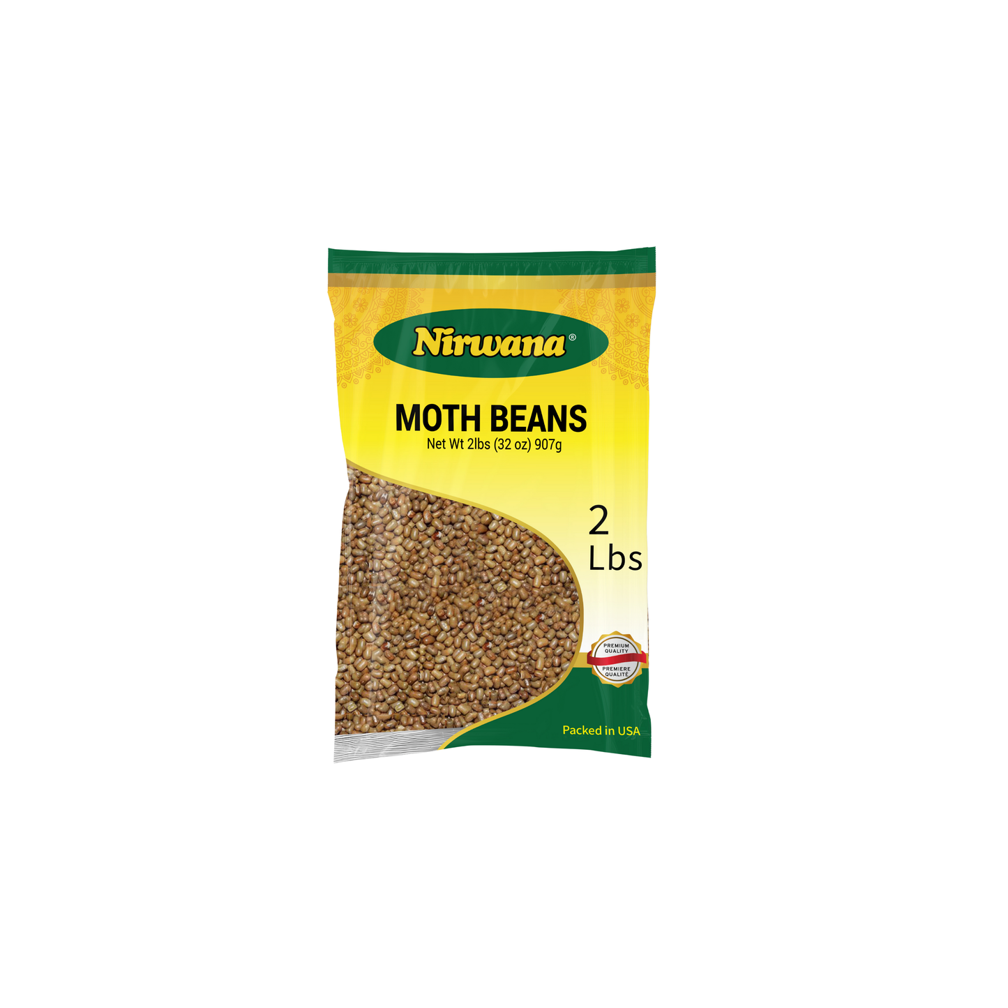 Nirwana Moth Beans – 2 lbs Bag | Premium Whole Vigna Aconitifolia for Curries, Soups & Everyday Cooking