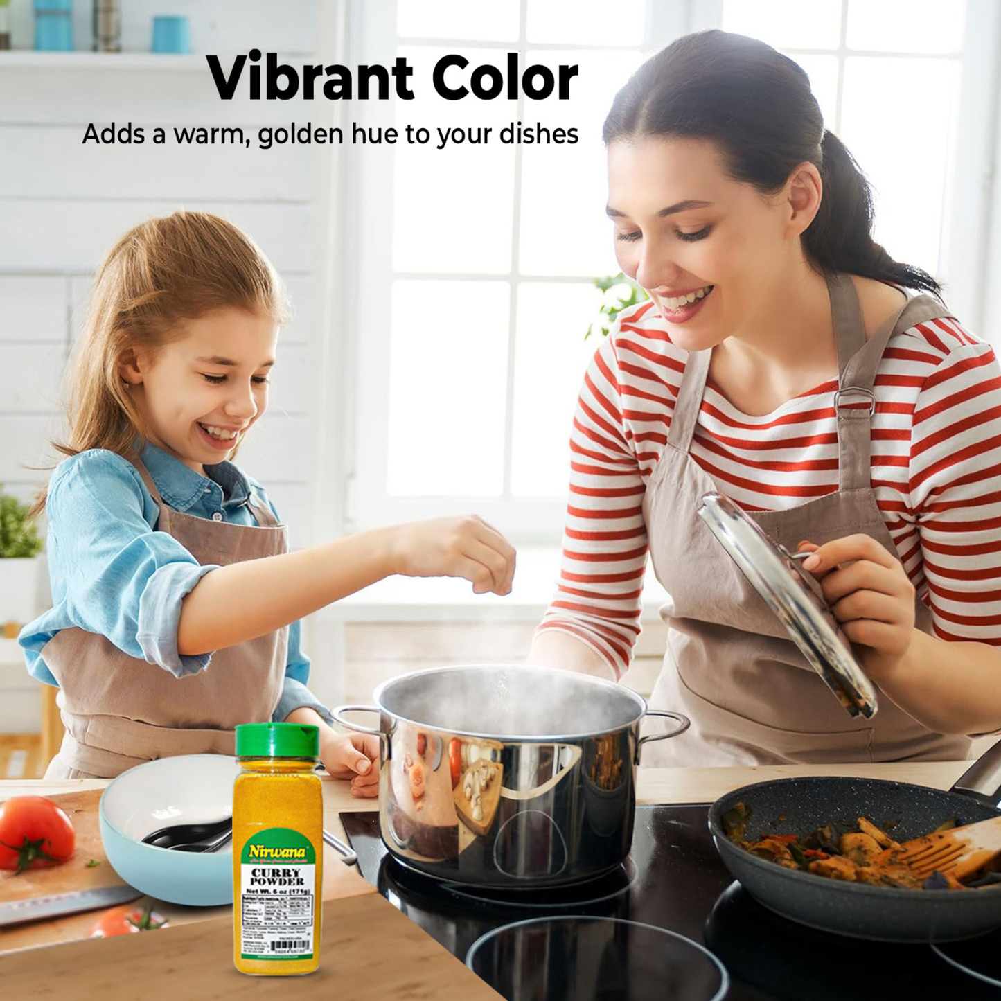 Nirwana Premium Curry Powder – 6 oz Small Jar | Authentic Flavorful Indian Spice Blend