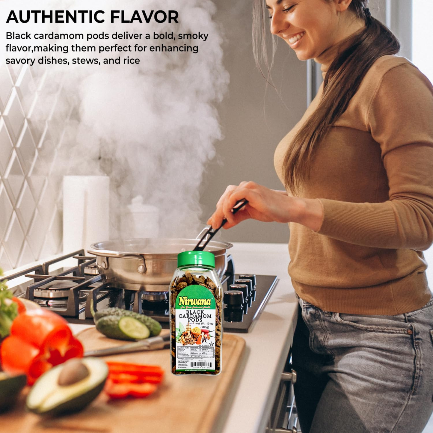 Nirwana Black Cumin Seeds – 14 oz Medium Jar | Premium Whole Nigella Seeds for Cooking & Spice Blends