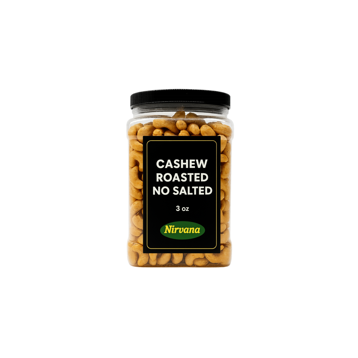 Nirwana Cashew Roasted – No Salt (Jar)