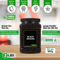 Nirwana Black Raisins – Premium Quality (Large Jar)