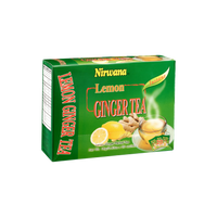 Nirwana Lemon Ginger Tea – Instant Tea Blend (10 & 20 Sachets) | Herbal Immunity Drink