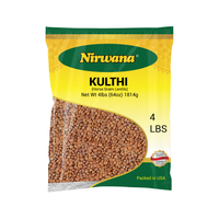 Nirwana Horse Gram (Kulthi) – 4 lbs Bag | Protein-Rich Whole Beans for Curries, Soups & Traditional Recipes