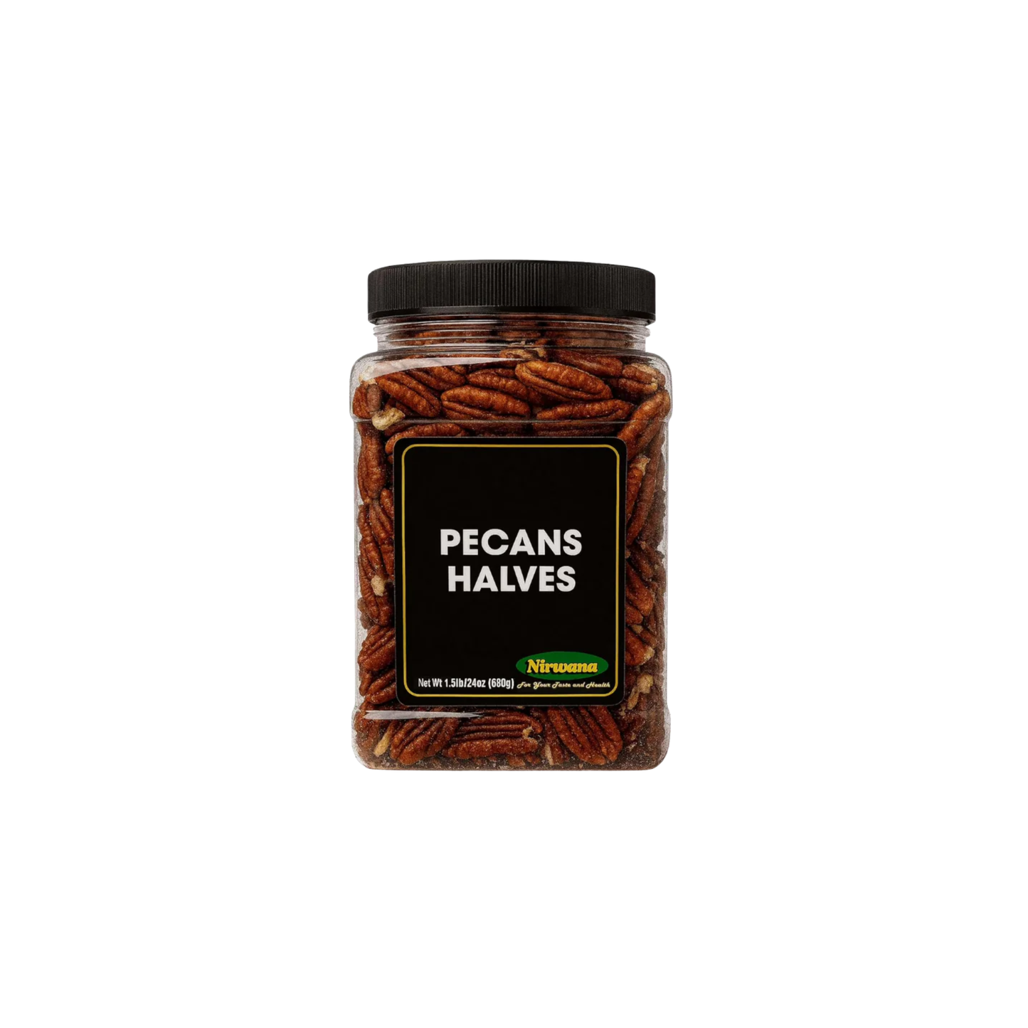 Nirwana Pecan Halves – Premium Quality (Jar)