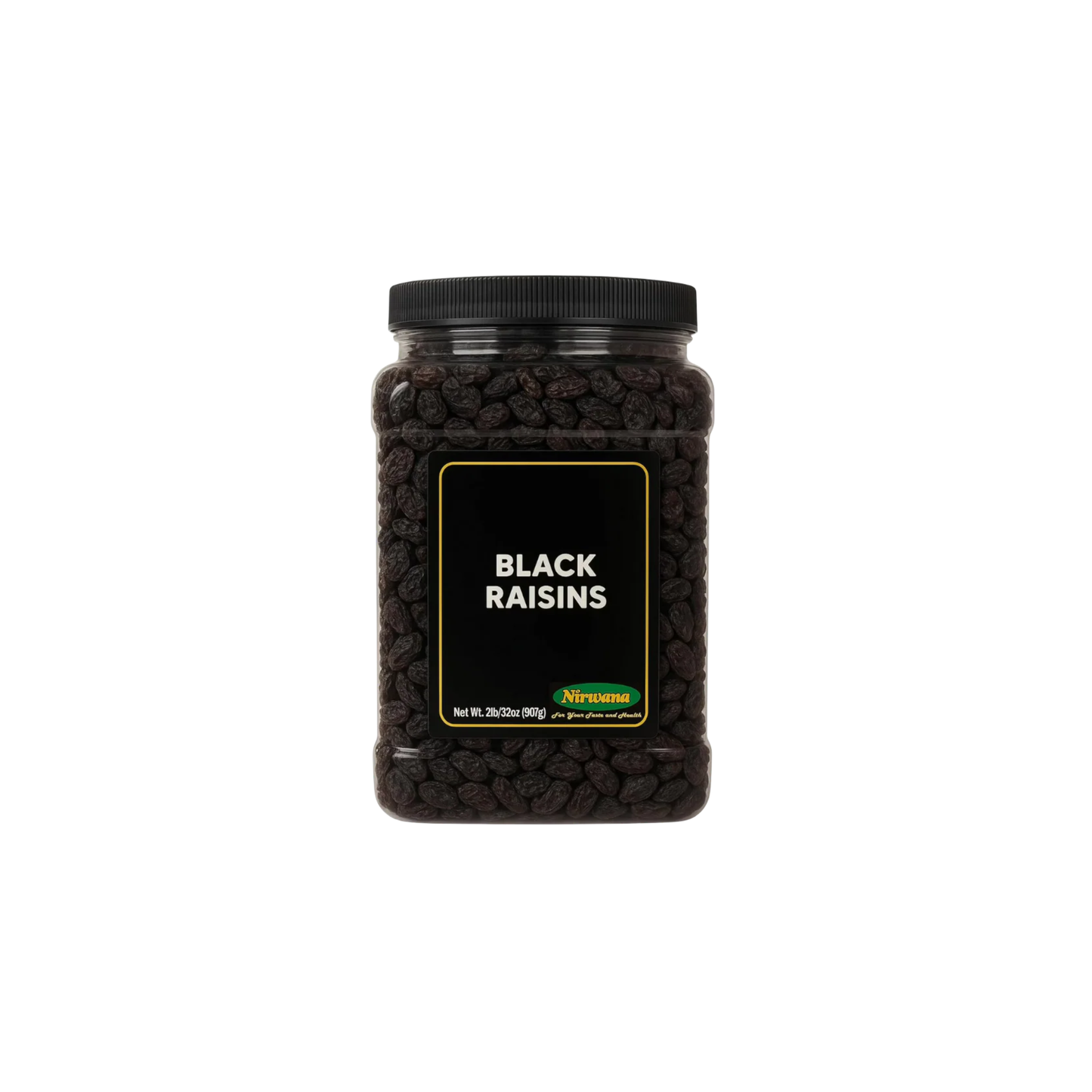 Nirwana Black Raisins – Premium Quality (Large Jar)