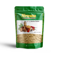 Nirwana Amchur Powder 14 oz – Premium Dried Mango Powder, Tangy & Aromatic, Perfect for Curries, Chutneys, Marinades & Spice Blends, Resealable Stand-Up Pouch, All-Natural Gourmet Seasoning