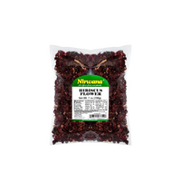 Nirwana Premium Dried Hibiscus Flowers – 1 lb Pouch | Herbal Tea & Culinary Use