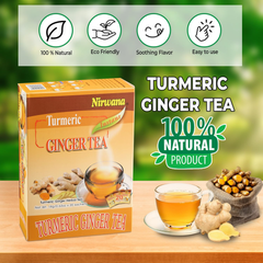 Nirwana Turmeric Ginger Tea – 20 Sachets (Instant Tea)