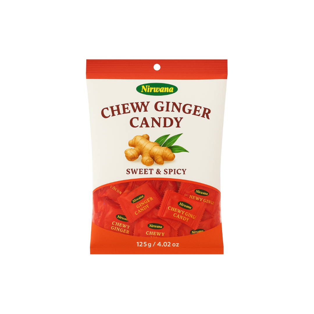 Nirwana Ginger Candy – Wholesale/Bulk (36 Units per Case)