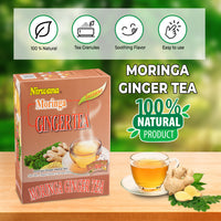 Nirwana Moringa Ginger Tea – 20 Instant Tea Sachets | Herbal Wellness Blend with Spices & Botanicals
