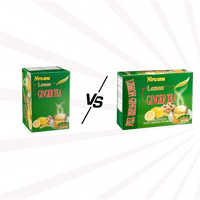 Nirwana Lemon Ginger Tea – Instant Tea Blend (10 & 20 Sachets) | Herbal Immunity Drink