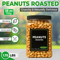 Nirwana Roasted Peanuts – Premium Quality (Large Jar)