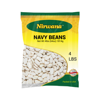 Nirwana Navy Beans – 4 lbs Bag | Premium Whole Beans for Soups, Stews & Everyday Cooking