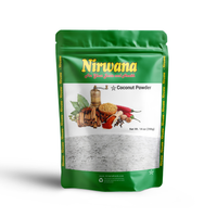 Nirwana Coconut Powder (EF) 14 oz – Premium Unsweetened Coconut Powder, Perfect for Baking, Smoothies, Desserts & Beverages, Resealable Stand-Up Pouch, All-Natural Gourmet Ingredient
