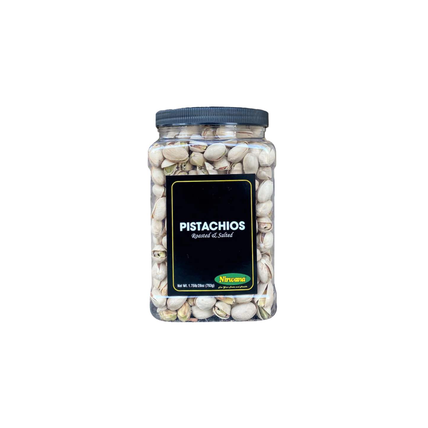 Nirwana Roasted & Salted Pistachios – Premium Quality (Jar)