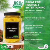 Nirwana Pineapple Rings – Premium Quality (Jar)
