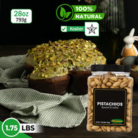 Nirwana Roasted & Salted Pistachios – Premium Quality (Jar)