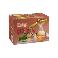 Nirwana Honey Moringa Ginger Tea – 10 Instant Tea Sachets | Herbal Wellness Drink