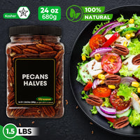 Nirwana Pecan Halves – Premium Quality (Jar)
