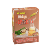 Nirwana Moringa Ginger Tea – Instant Herbal Tea Blend (10 & 20 Sachets) – Herbal Blend with Spices & Botanicals – Refreshing Loose Leaf & Tea Bags for Daily Wellness