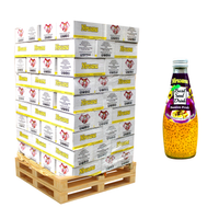 Nirwana Basil Seed Drinks – Assorted Flavors (Pallet Deal)| 90 Cases per Pallet (2,160 Bottles Total)