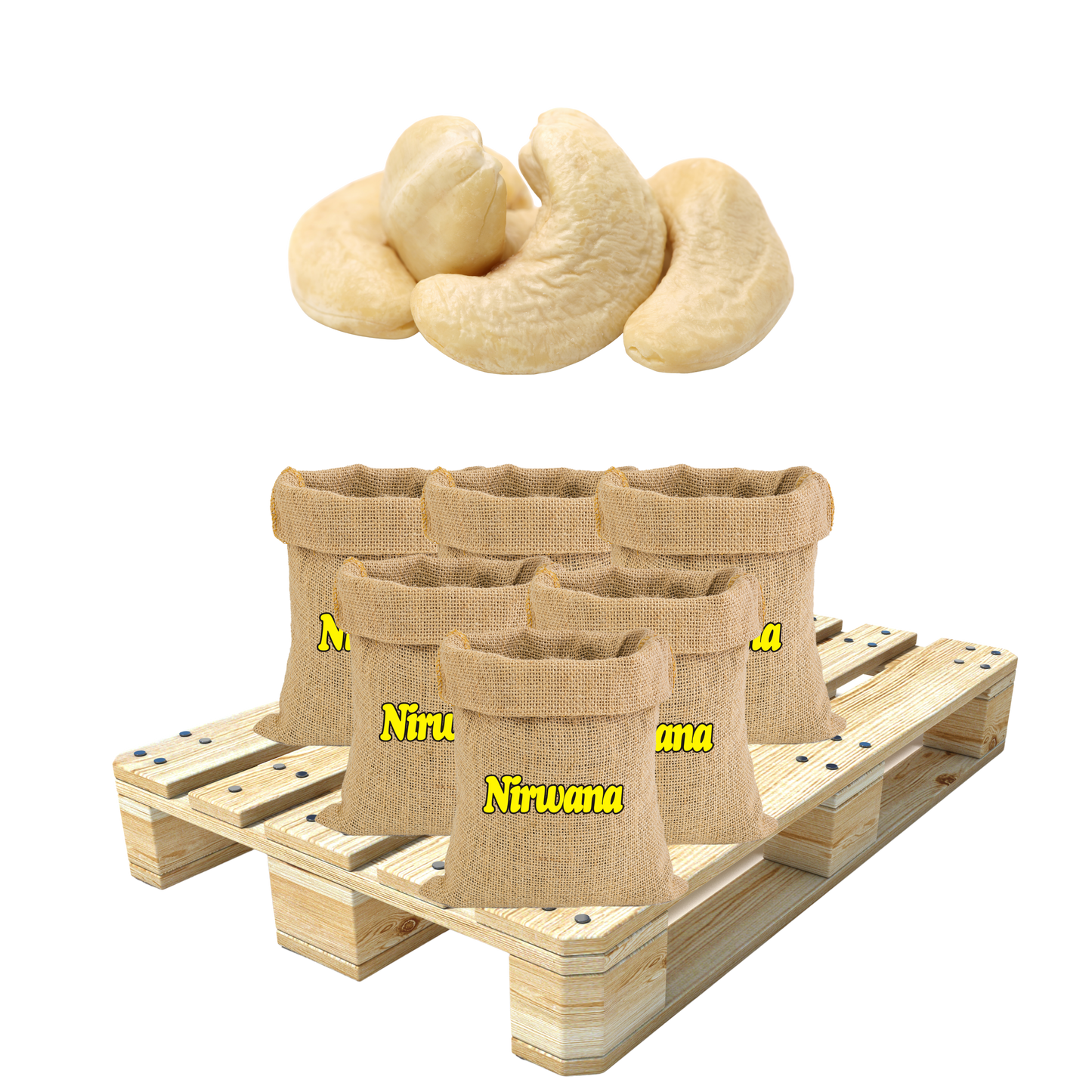 Nirwana W320 Raw Whole Cashews – Wholesale / Bulk | Premium Quality Nuts