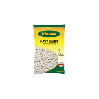 Nirwana Navy Beans – 2 lbs Bag | Premium Whole White Beans for Soups, Stews & Everyday Cooking