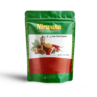 Nirwana Hot Chili Powder 14 oz – Premium Spicy & Bold Powder, Perfect for Curries, Salsas, Marinades & Chili Dishes, Resealable Stand-Up Pouch