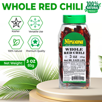 Nirwana Whole Chili – Stemless 3oz | Premium Dried Chili Peppers for Cooking & Spice Blends