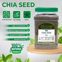 Nirwana Chia Seeds – Superfood Powerhouse (48 oz Large Jar) | High-Protein & Nutrient-Rich