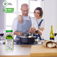 Nirwana White Pepper Whole – 16oz Medium Jar | Premium Whole White Pepper for Cooking & Spice Blends