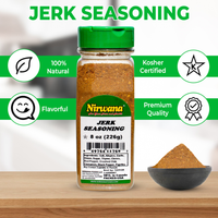 Nirwana Jerk Seasoning – 8oz Small Jar | Premium Caribbean Spice Blend for Cooking & Marinades