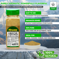 Nirwana Ground Cardamom – 6oz Small Jar | Premium Aromatic Cardamom Powder for Baking & Cooking