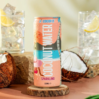 Cocofly Sparkling Coconut Water – 12 fl oz Can / 24-Pack Case