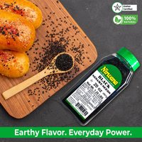 Nirwana Black Sesame Seeds – 20oz Medium Jar | Premium Whole Seeds for Cooking & Baking