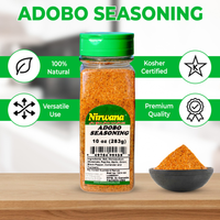Nirwana Adobo Seasoning – 10 oz Small Jar | Authentic Flavorful All-Purpose Spice