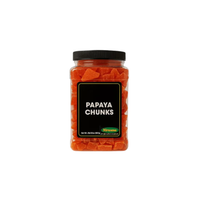 Nirwana Papaya Chunks – Large Jar (1.75 lbs) | Premium Dried Papaya