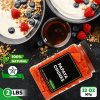 Nirwana Papaya Chunks – Large Jar (1.75 lbs) | Premium Dried Papaya