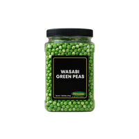 Nirwana Wasabi Green Peas – Crunchy & Spicy Snack (Large Jar)
