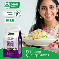 Nirwana – Naturally Aged Authentic Long Grain White Basmati Rice – 10 lbs