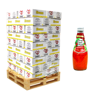 Nirwana Basil Seed Drinks – Assorted Flavors (Pallet Deal)| 90 Cases per Pallet (2,160 Bottles Total)