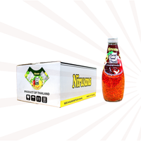 Nirwana Basil Seed Drink – Pomegranate Flavor (9.8 fl oz / 290ml)