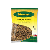 Nirwana Black Chickpeas (Kala Chana) – 4 lbs Bag | Premium Dry Garbanzo Beans for Cooking & Snacking