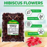 Nirwana Hibiscus Flowers – Flor de Jamaica 7oz Pouch | Premium, Dried Herbal Flowers