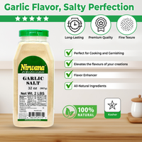 Nirwana Garlic Salt – 32oz Medium Jar | Premium Seasoning for Cooking & Flavoring