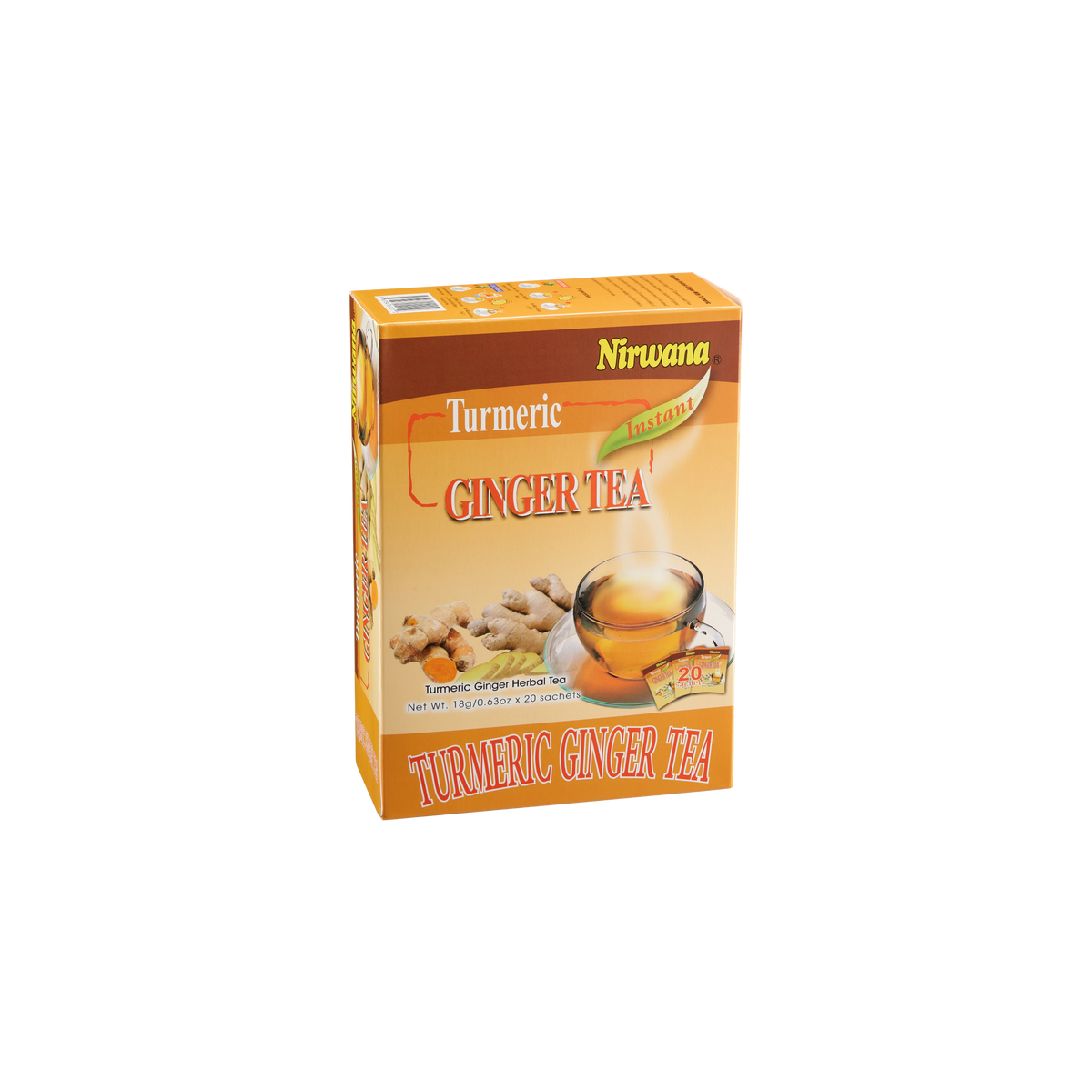 Nirwana Turmeric Ginger Tea – 20 Sachets (Instant Tea)