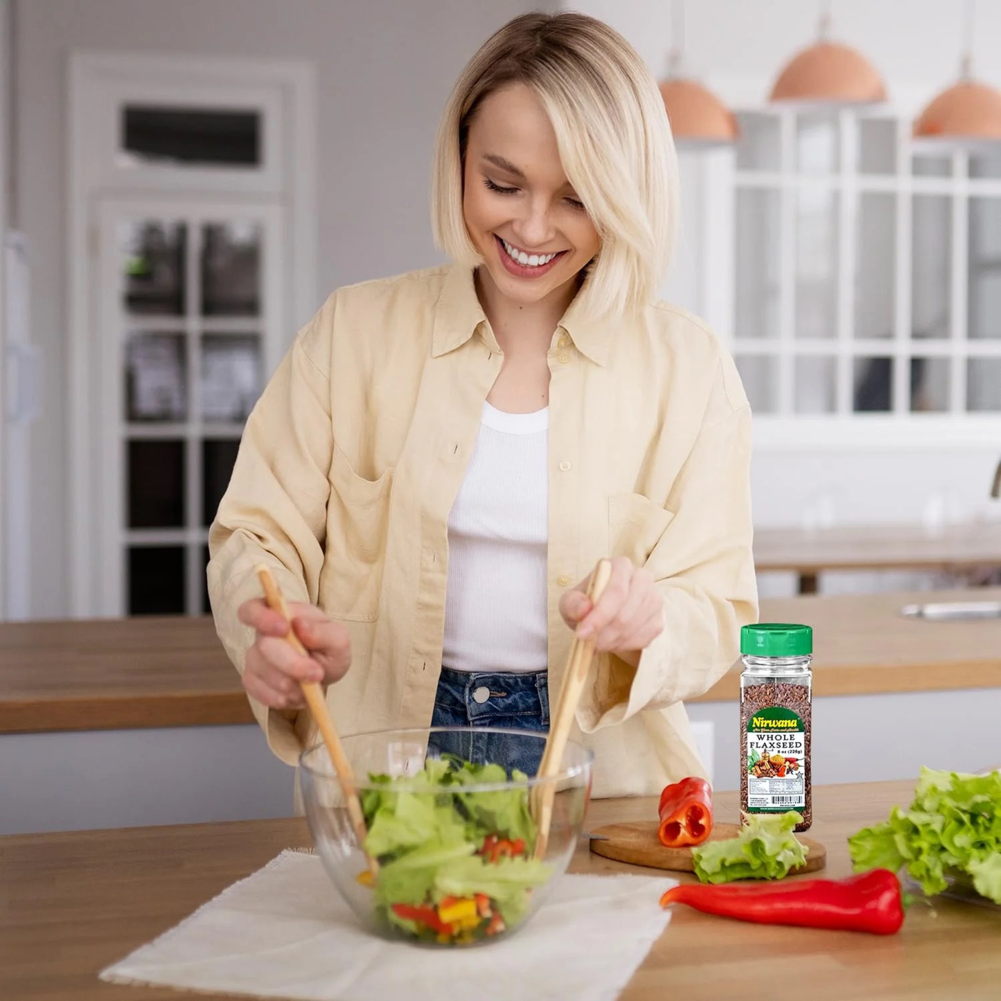 Nirwana Fennel Seeds – 13 oz Medium Jar | Premium Whole Seeds for Cooking & Spice Blends