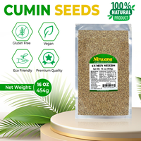Nirwana Cumin Seeds – Bold Flavor, 16oz / 1lb Pouch | Premium Whole Cumin for Cooking & Spice Blends