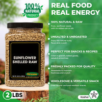 Nirwana Sunflower Shelled Raw – Premium Quality (Jar)